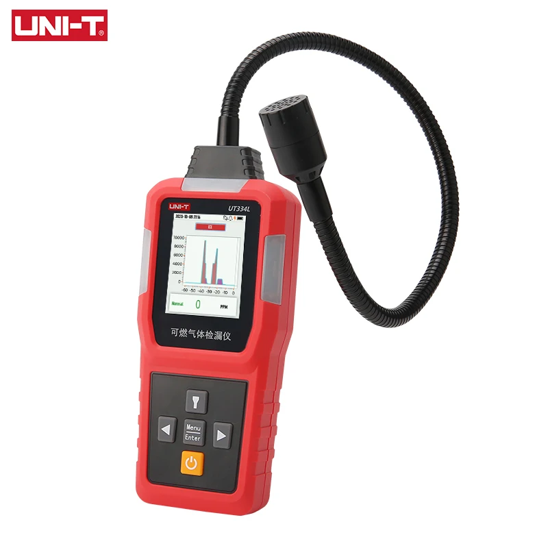 Imagem -04 - Uni-t-detector de Vazamento de Gás Combustível Ut334l Luz Sonora Alarme de Vibração Portátil com Lanterna Led