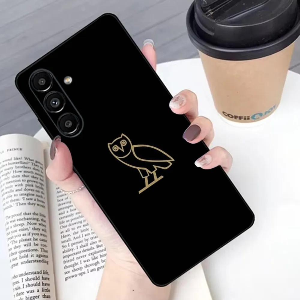 Drake O-OvO OWL Phone Case For Samsung S 25,24,21,22,23,30,20,Ultra,Plus,Fe,Lite,Note,10,9,5G Black Soft