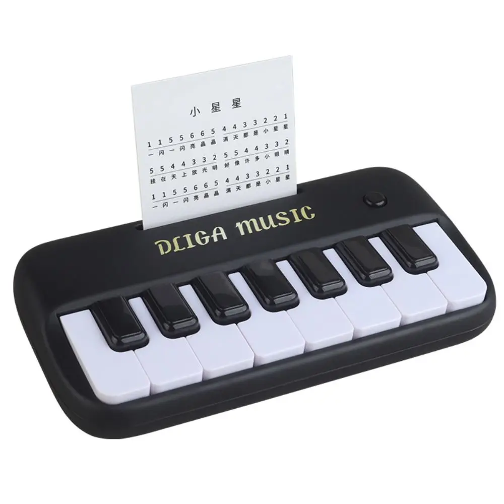 Educação precoce mini teclado elétrico aprendizagem música multifuncional brinquedo de piano eletrônico com pontuação de música órgão eletrônico