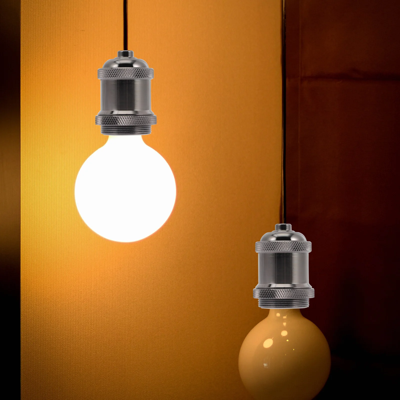 

Retro Lamp Head Chandelier Socket Bulb Base Holder Light Fixture Ceiling Aluminum
