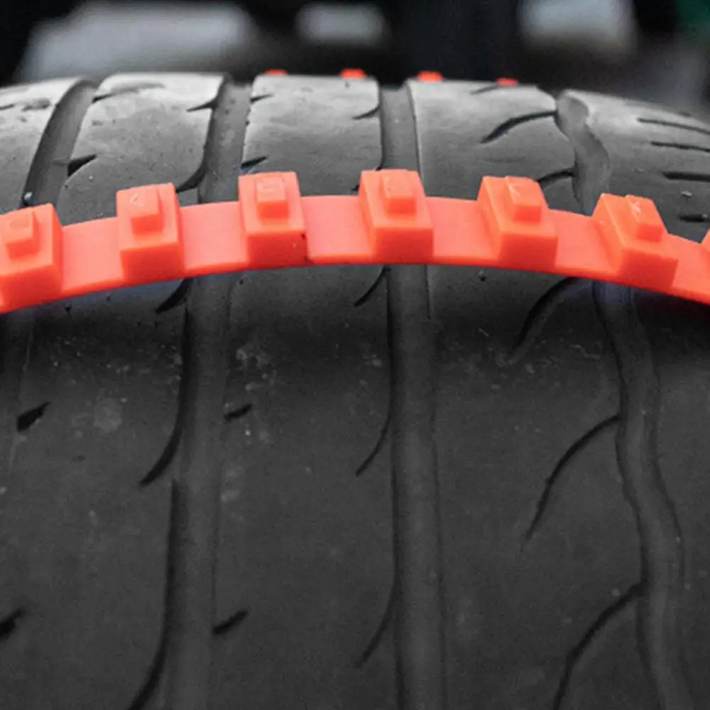 Pickup Truck Snow Chains 20/30pcs Car Snow Chains Kit Quick Installation Tire Traction Cables Reusable Non-slip for Winter