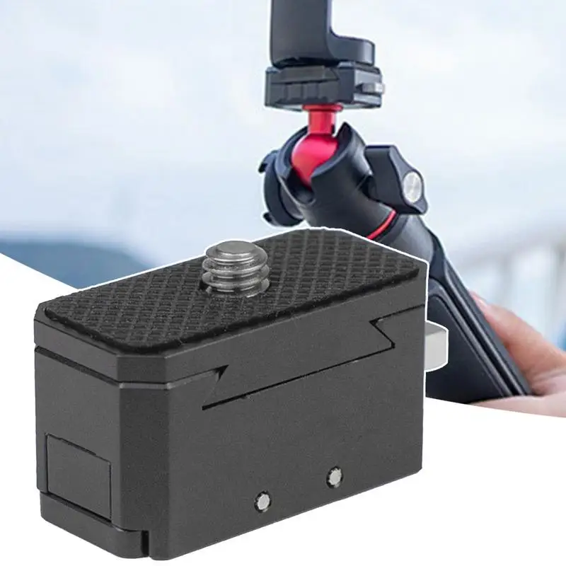 Schnellwechselplatte Telefon-Adapterhalterung für Vlog, stoßfester Video-Adapter, Halterung für Fotografie, Live-Übertragung, Vlog