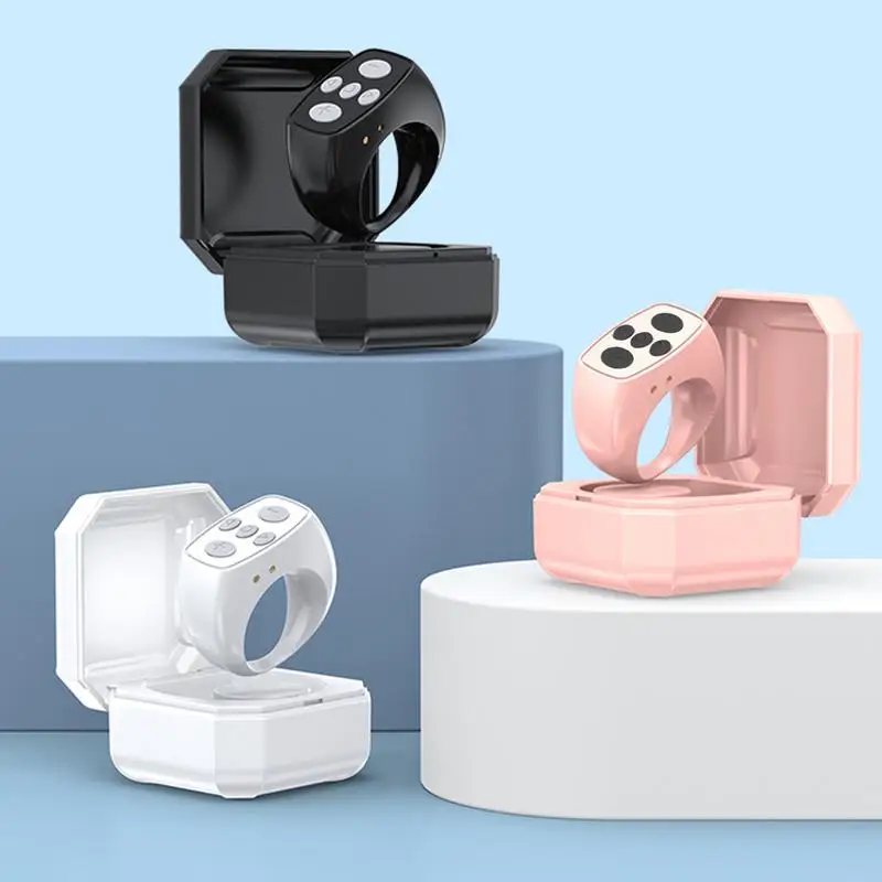 التحكم عن بعد App Page Turner كاميرا بلوتوث تسجيل الفيديو حلقات التمرير عن بعد للهواتف الذكية TIKtoks