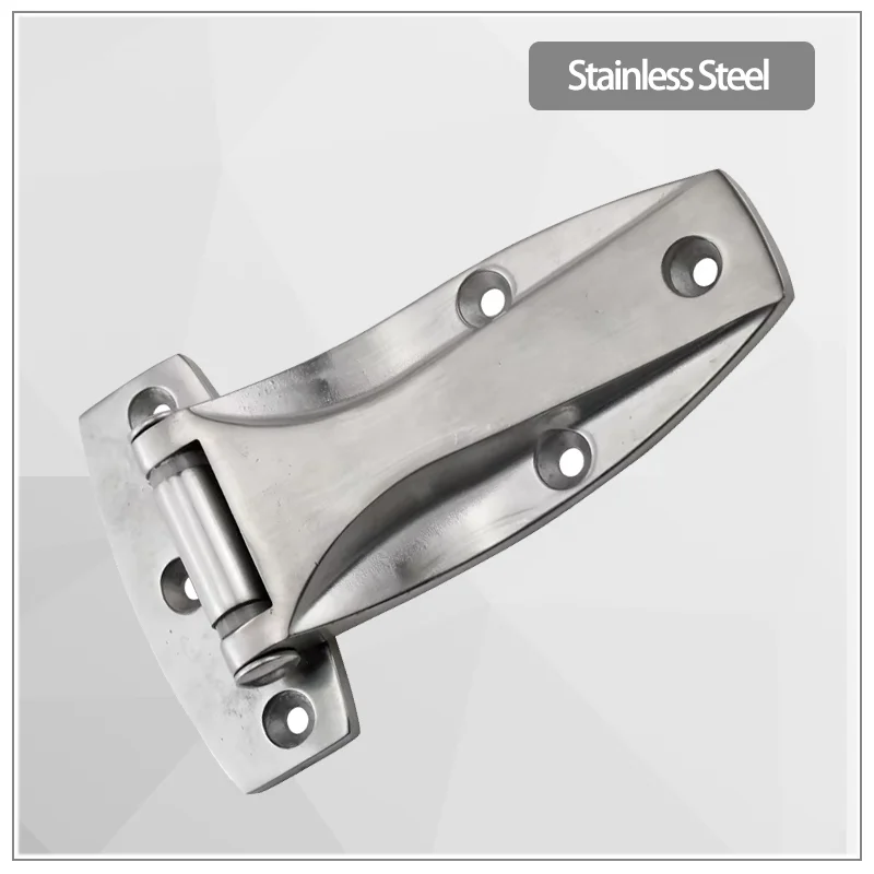 Stainless Steel Heavy Duty Door Hinge with Thickened Industrial Bearing High Precision Cast for Large Mechanical Equipment
