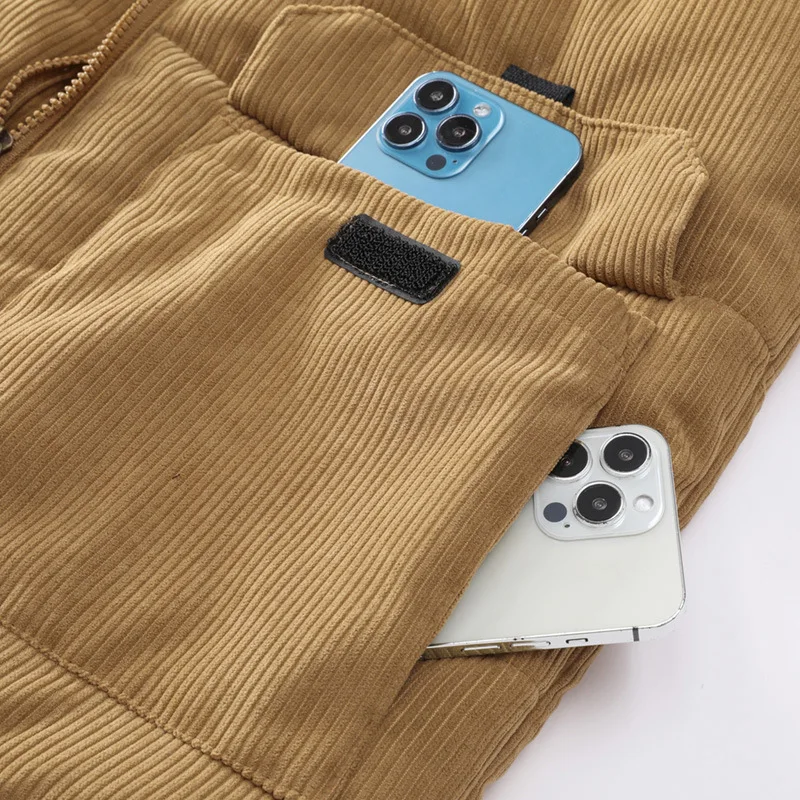 2025 남성용 고품질 재킷, 다운 및 면 재킷, 두꺼운 보온성 긴소매 캐주얼 재킷 대형 사이즈