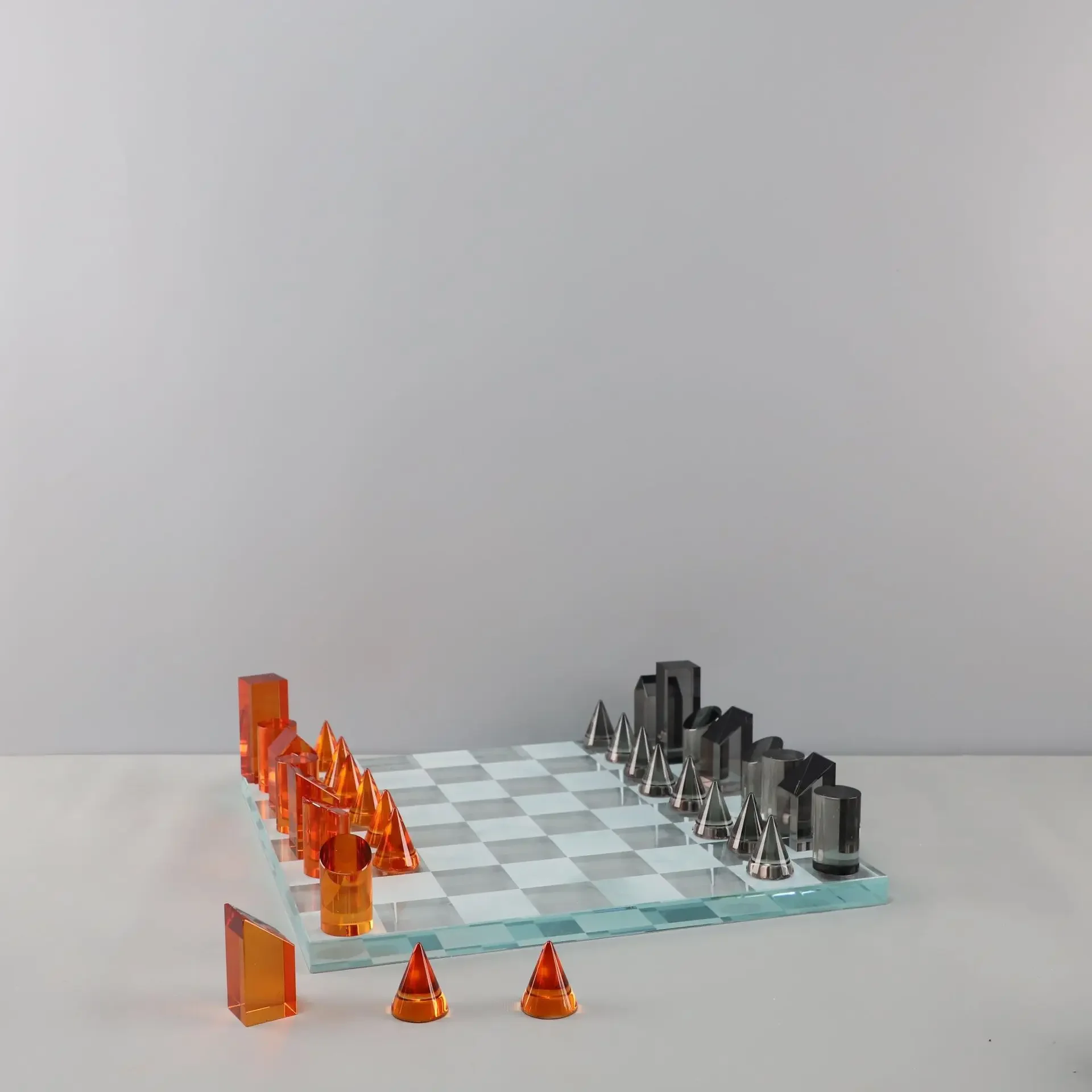 Ornamento di scacchiera di cristallo europeo modello camera ufficio camera da letto studio soggiorno sala da pranzo ingresso desktop ornamento di gioielli