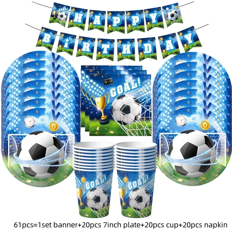 137*274cm Fußball Thema Tischdecke Dekorationen Fußball Party Liefert Jungen Tisch Abdeckung Geschirr Set Baby Dusche Liefert – Detail 5