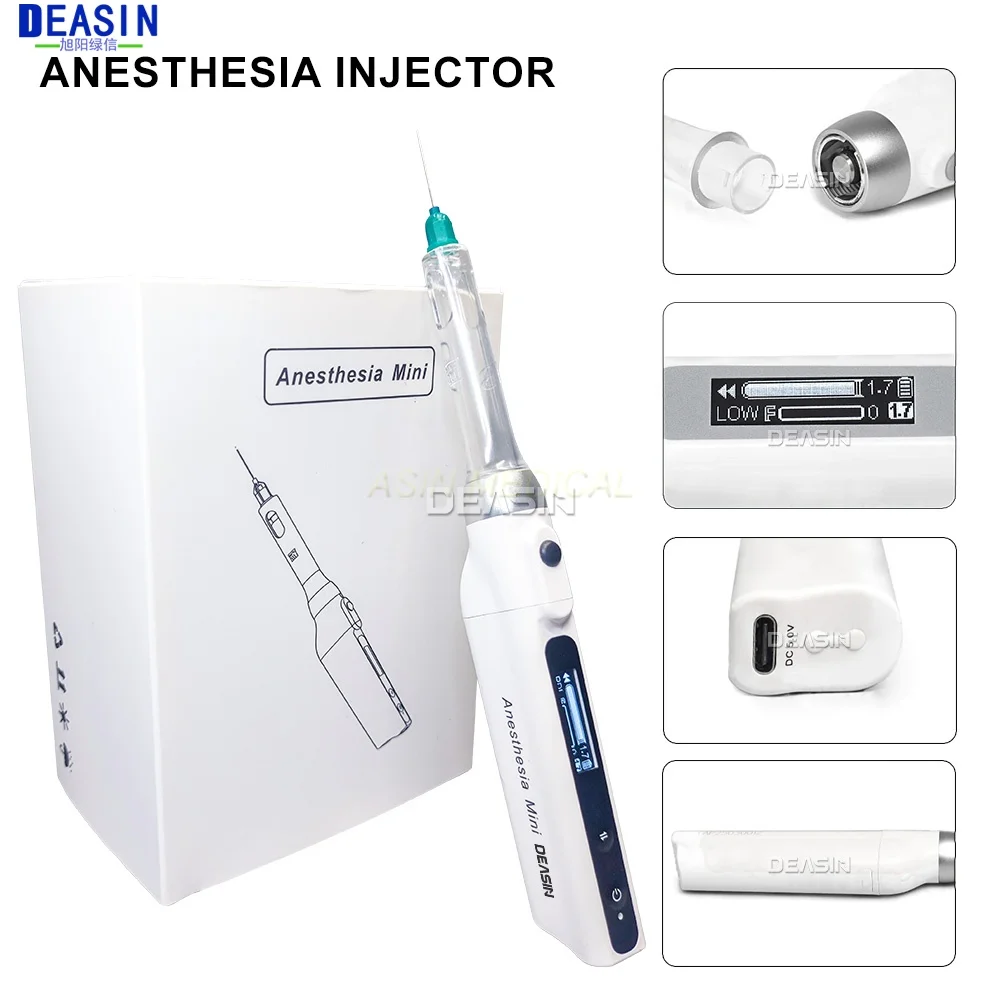 

Мини-инъектор для стоматологической анестезии, безболезненная ручка-инъектор, электрический шприц для местной анестезии полости рта с аспирацией