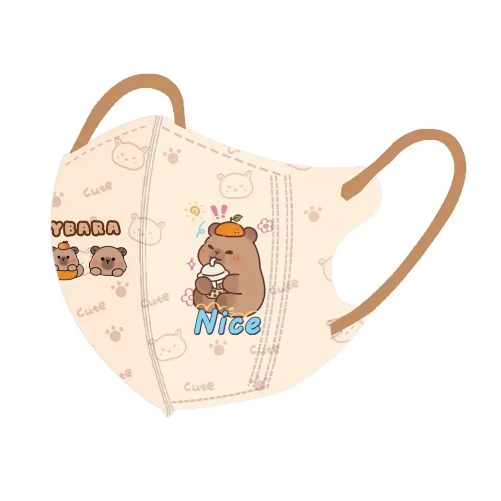 Hot Koop Cartoon Kindermasker Stofdicht Wegwerp Zonnescherm Masker Anti Pollen Gezichtssluier Kinderen 3-12 Jaar oud