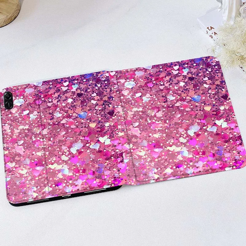 

Love glitter anime art For Huawei MatePad M5 T5 SE 11 Pro Honor Tab 5 V7 V8 X9 GT 10.1 10.8 Inch Tablet Case