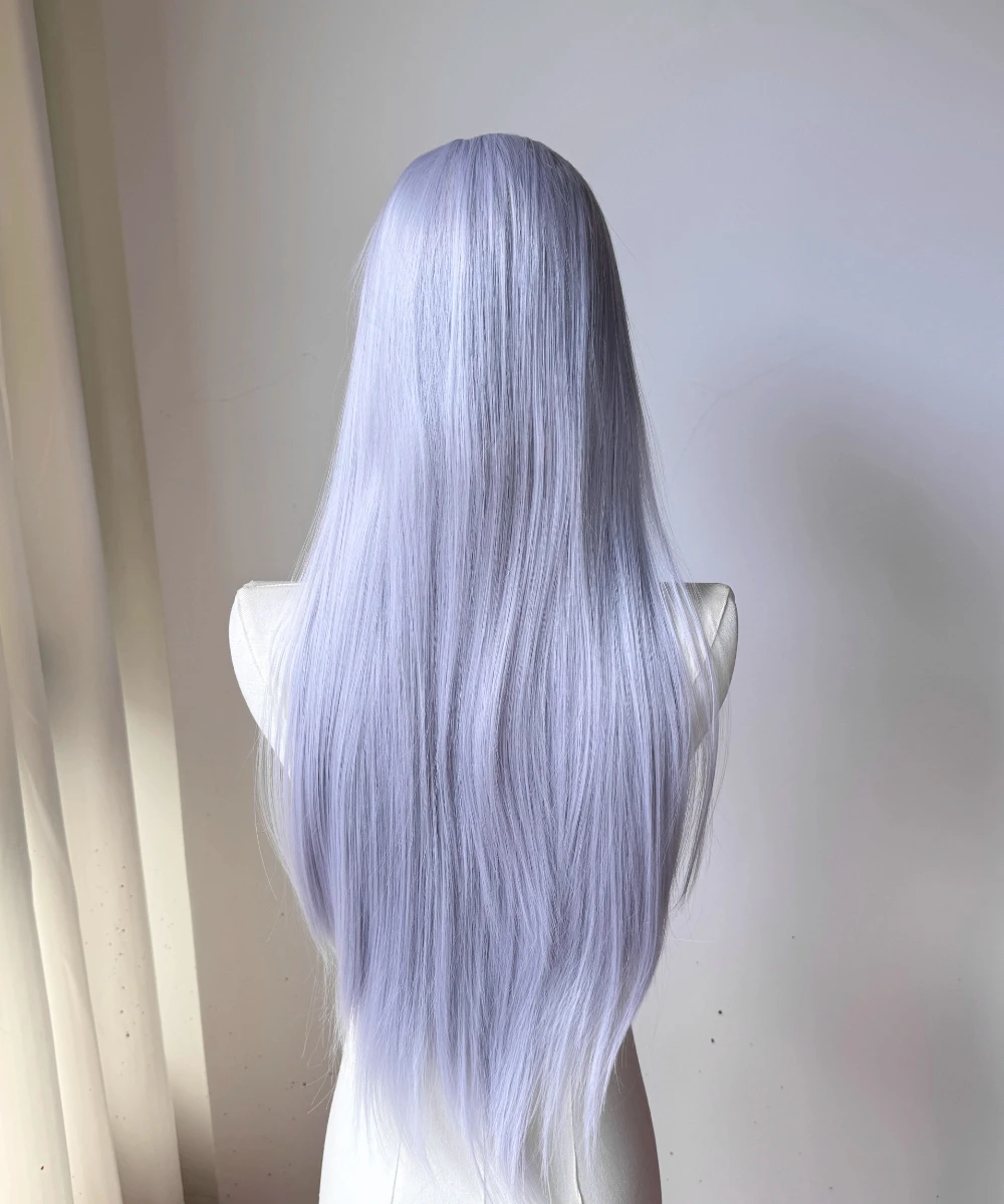 الفضة الأرجواني الدانتيل شعر مستعار أمامي للنساء مستقيم 13*4 الدانتيل الباروكات الاصطناعية الدانتيل الباروكات الطبيعية ل تأثيري شعر مستعار من ألياف الخزامى