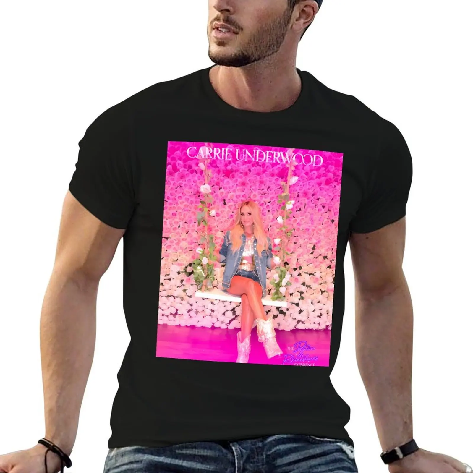 Carrie Vintage - Carrie Denim & Rhinestones Tour 2023 T-Shirt Luxury man blue archive plain white t shirts men