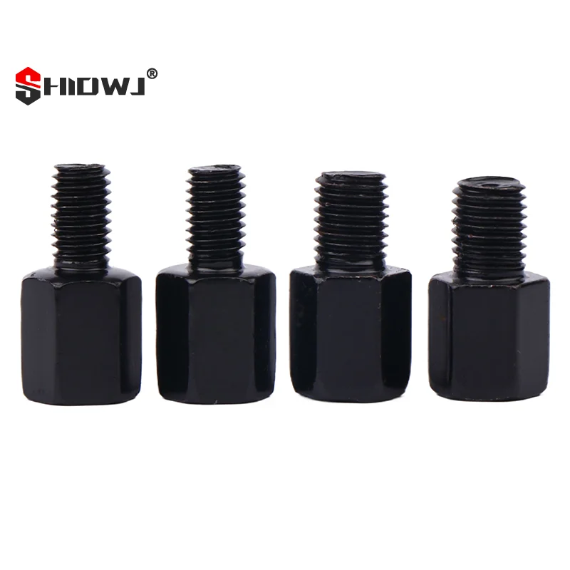 

Pair of M10 10MM & M8 8MM Threaded Conversion Mirrors for Motorcycles, Anti-Clock Fastening, Black