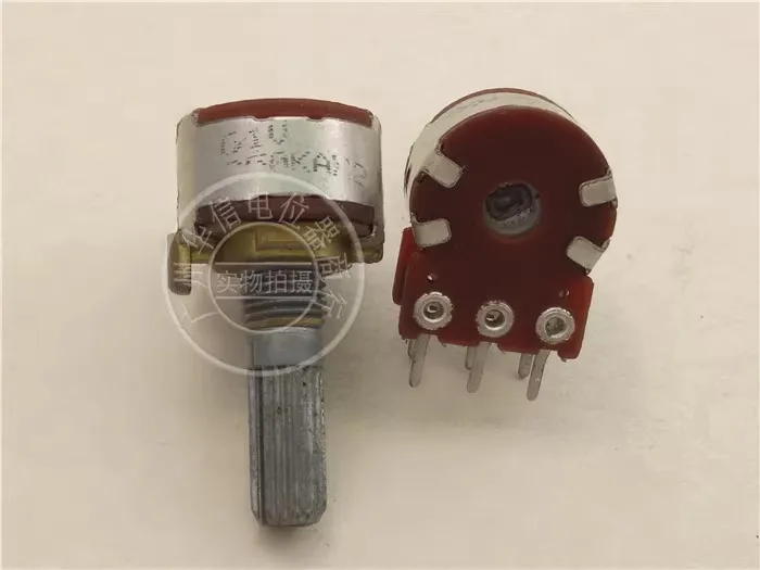 16 type dual potentiometer A250K with 41 point stepper handle length 20MM flower