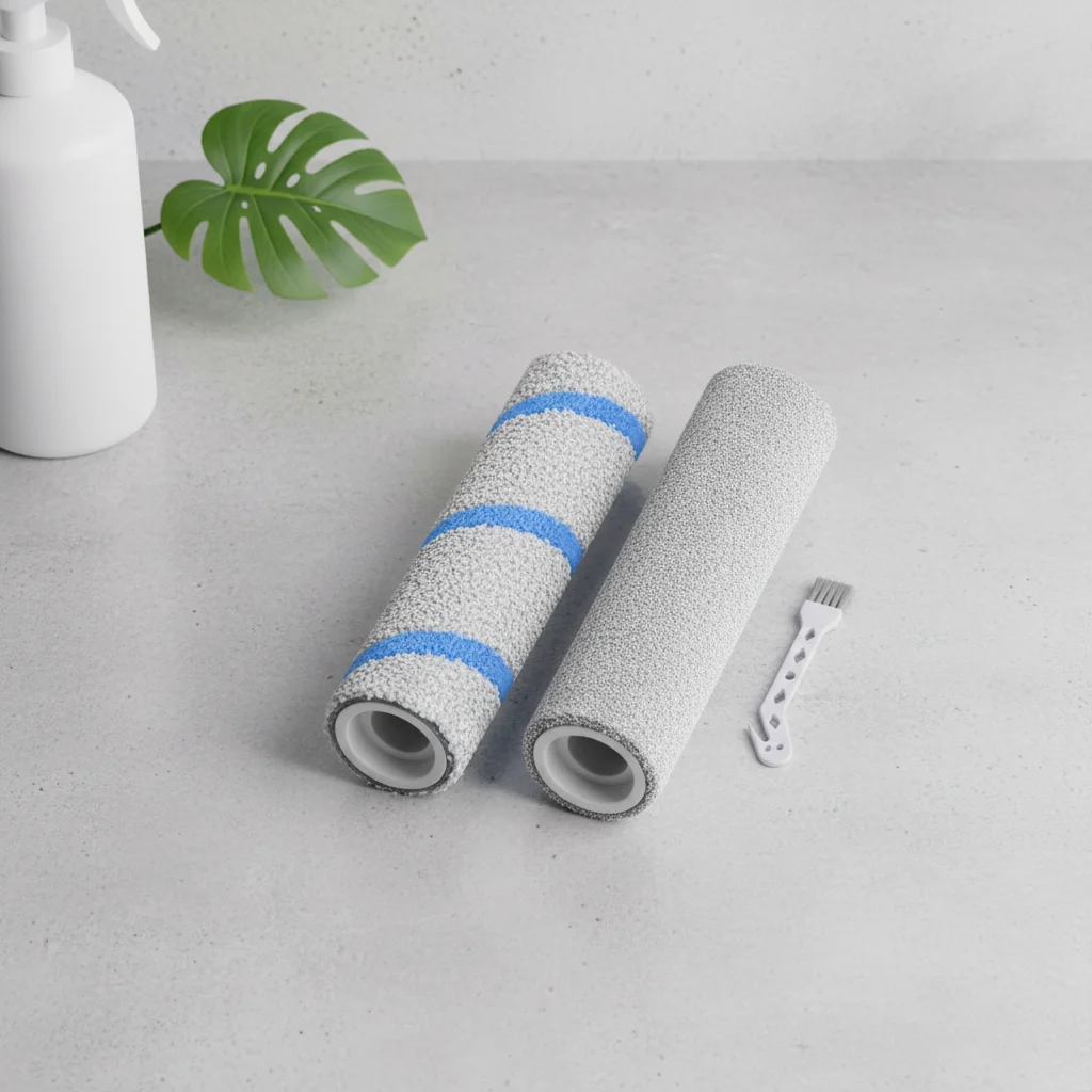Mop Cleaning Roller Rag Compatible For Ecovacs For Deebot X9 Pro For Omni Robot Vacuum Cleaner Roller Brush Cleaning Tools