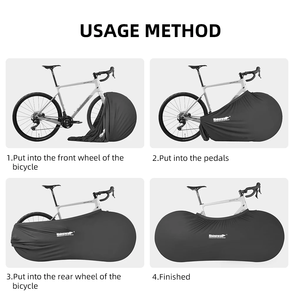 Rhinowalk Bike Wheel Cover Carry Bag Portable Dustproof Wheels Storage Pack Bag For 26-27.5\