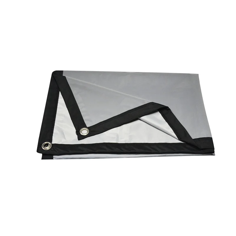 

Simple portable metal anti-light curtain projector household 100 120 inch indoor high definition movie projection curtain