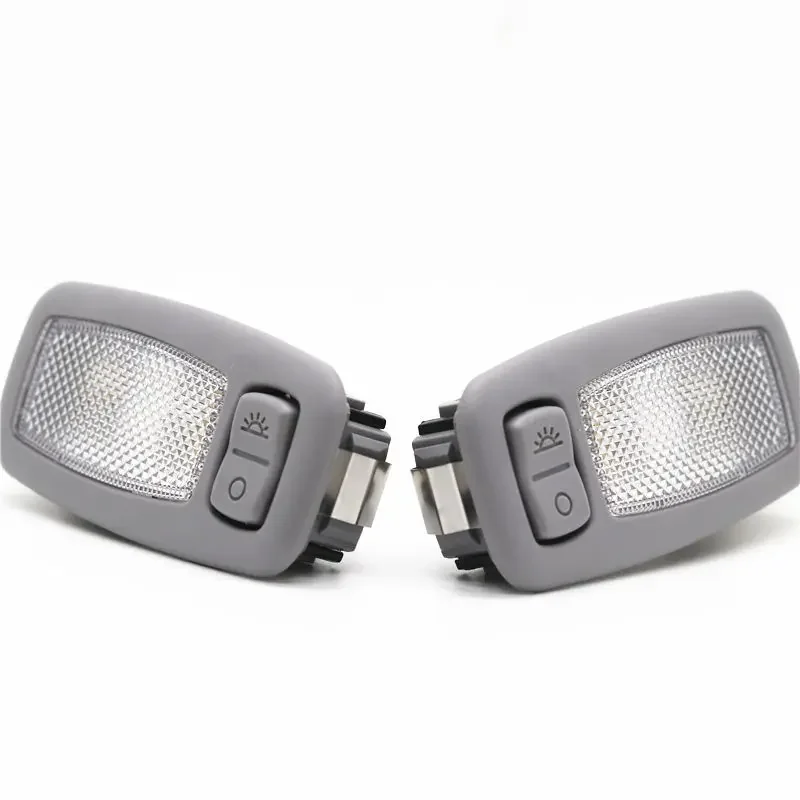 2Pcs OEM Genuine Interior Vanity Lamp LH RH Gray For Hyundai 2011-2015 i45 YF Sonata Elantra / AVANTE MD Forte / Koup K3