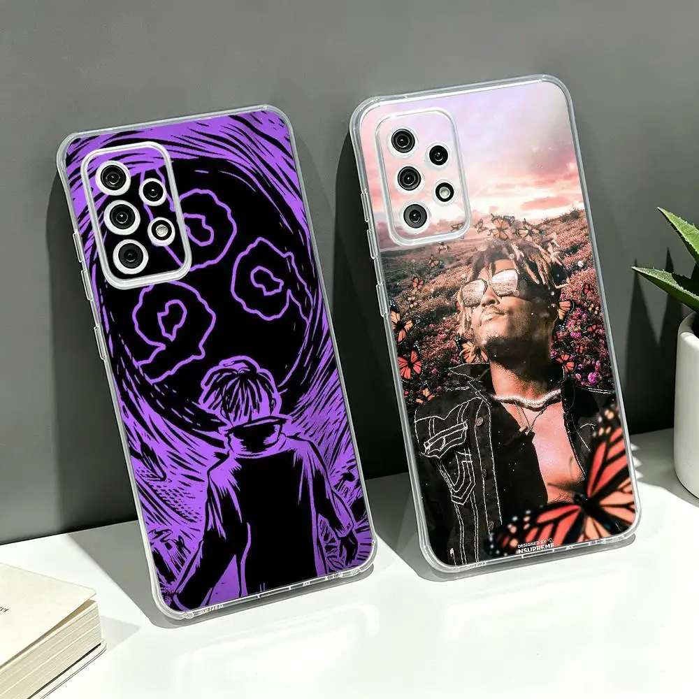 Hot Juice Wrld Rapper Stylish Transparent Case For Samsung Galaxy S26 S25+ S24 S23 S22 Ultra Plus FE A16