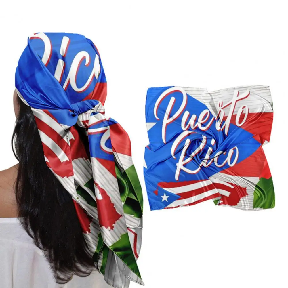 

Soft Silky Scarf for Women Turban Hat Italian Flag Scarf 35x35 Soft Flowing Headscarf Bandanas Fashion Accessory for Hair Neck