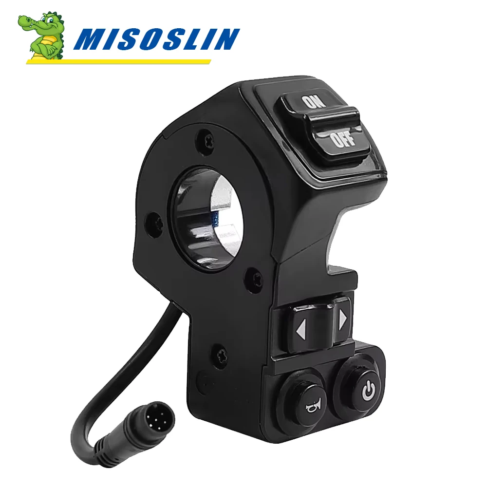 

For Kukirin G2 Pro/G2 Pro DB/G2 Max Electric Scooter Horn Left and Right Turn Signal Button Horn Turn Singal Switch Parts