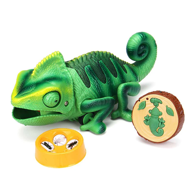 RC Animals Toys Chameleon Lizard  Intelligent  Dinosaur Toy Remote Control Toy Electronic Model Reptile Robot for Kid Gifts