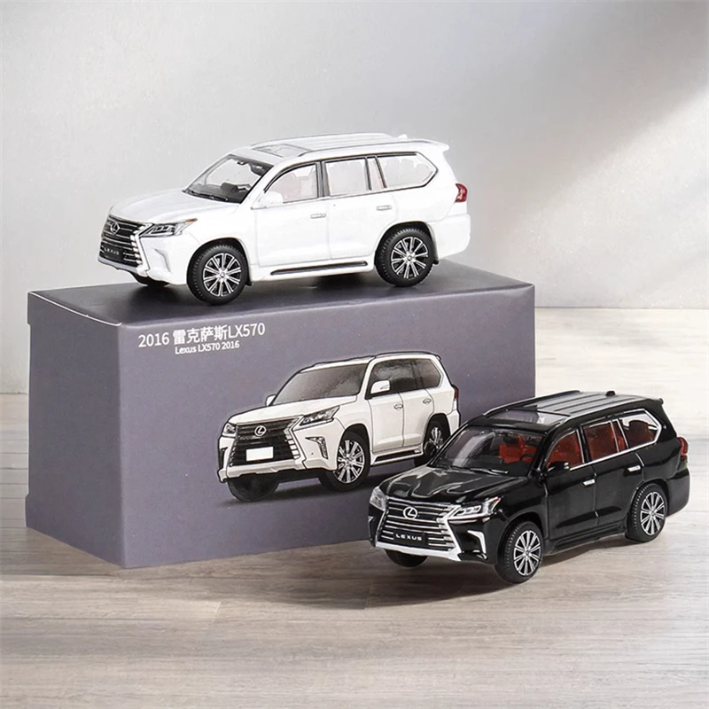 

1:64 LEXUS LX570 внедорожник, модель автомобиля из сплава, литье под давлением, металлические автомобили, модель автомобиля, имитация миниатюрной масштабной коллекции, детские игрушки, подарок