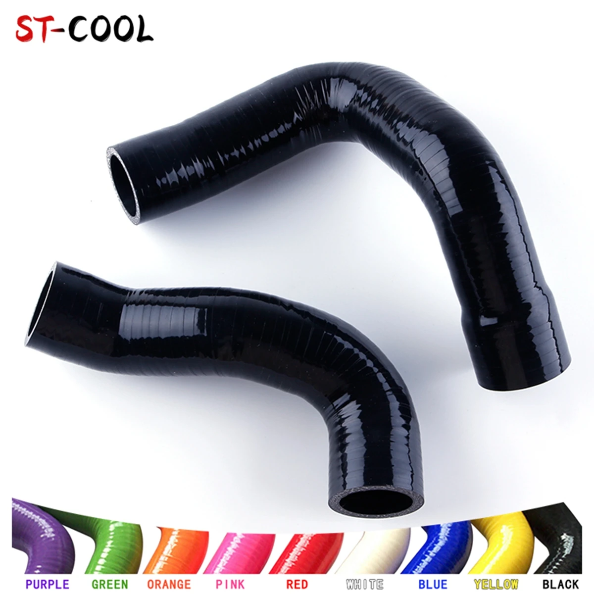 

For 1964 Ford Galaxie 500 500XL l6 / V8 Radiator Coolant Silicone Hoses Kit Silicon Tubes Piping 2Pcs