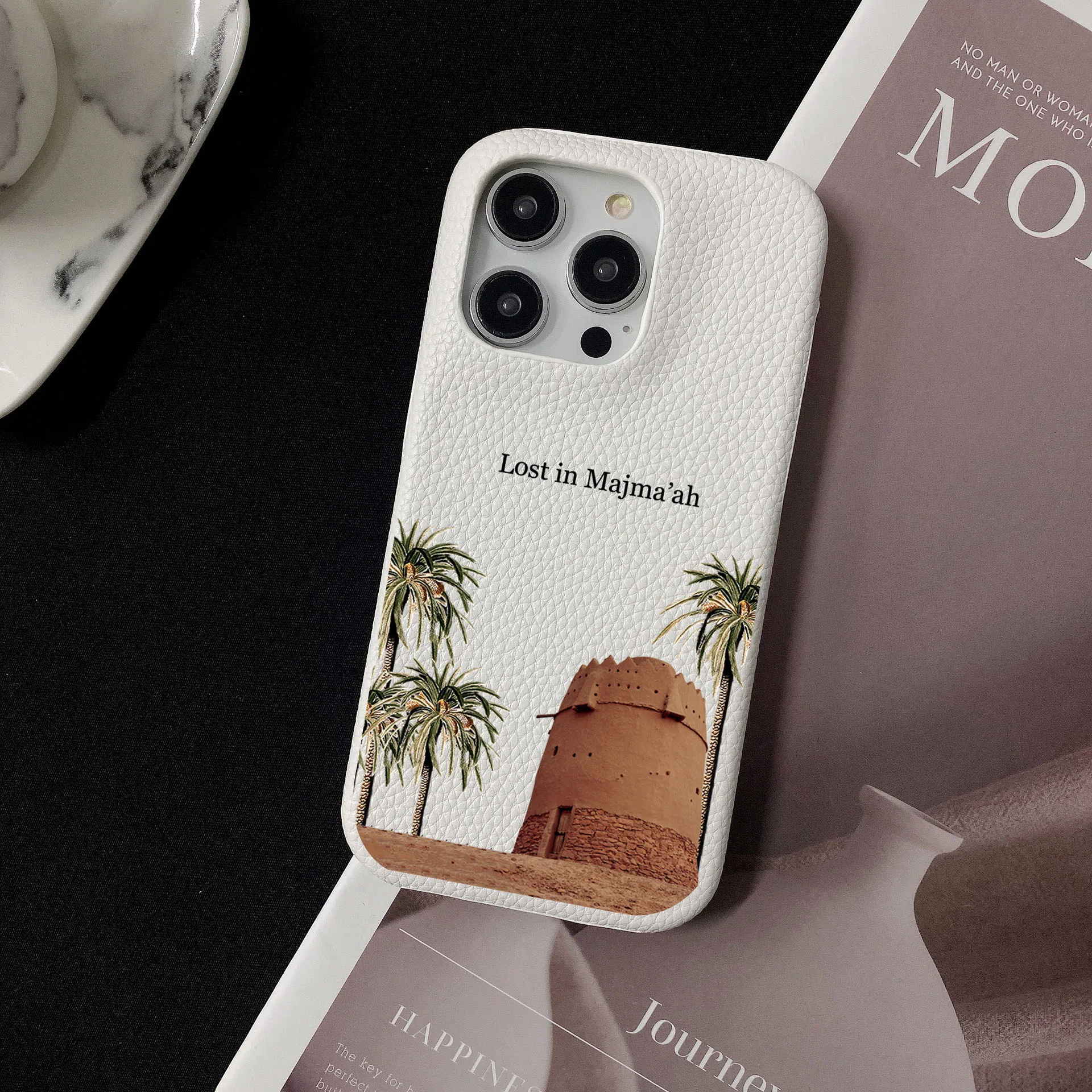 Personalised Customized Name Leather Case For iPhone 16 15 14 13 12 11 Pro Max Initials Letters kafr saya Cover 13 14 15 Pro Max