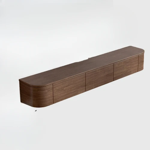 Soportes de TV de suelo de lujo, estante de almacenamiento, aparador de suelo, gabinete de madera de alta calidad, muebles de consola suspendidos