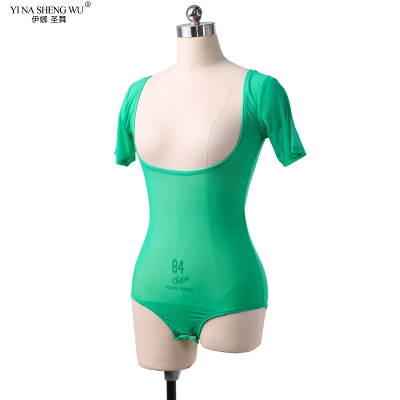 Top de gasa de manga larga para danza del vientre, camiseta de malla pura transparente, disfraces de danza del vientre para adultos, traje de baile, leotardo de busto abierto