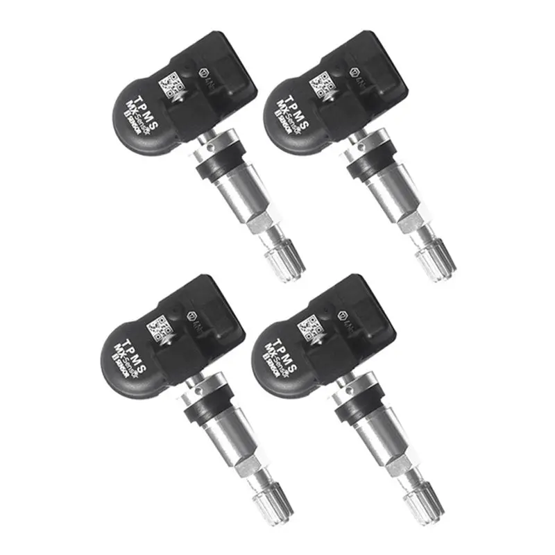 

ABTU-4Pcs Programming MX Sensor TPMS Tire Pressure Monitor Sensor 315MHZ 433MHZ Universal 2 In 1 Repair Tool For-Autel