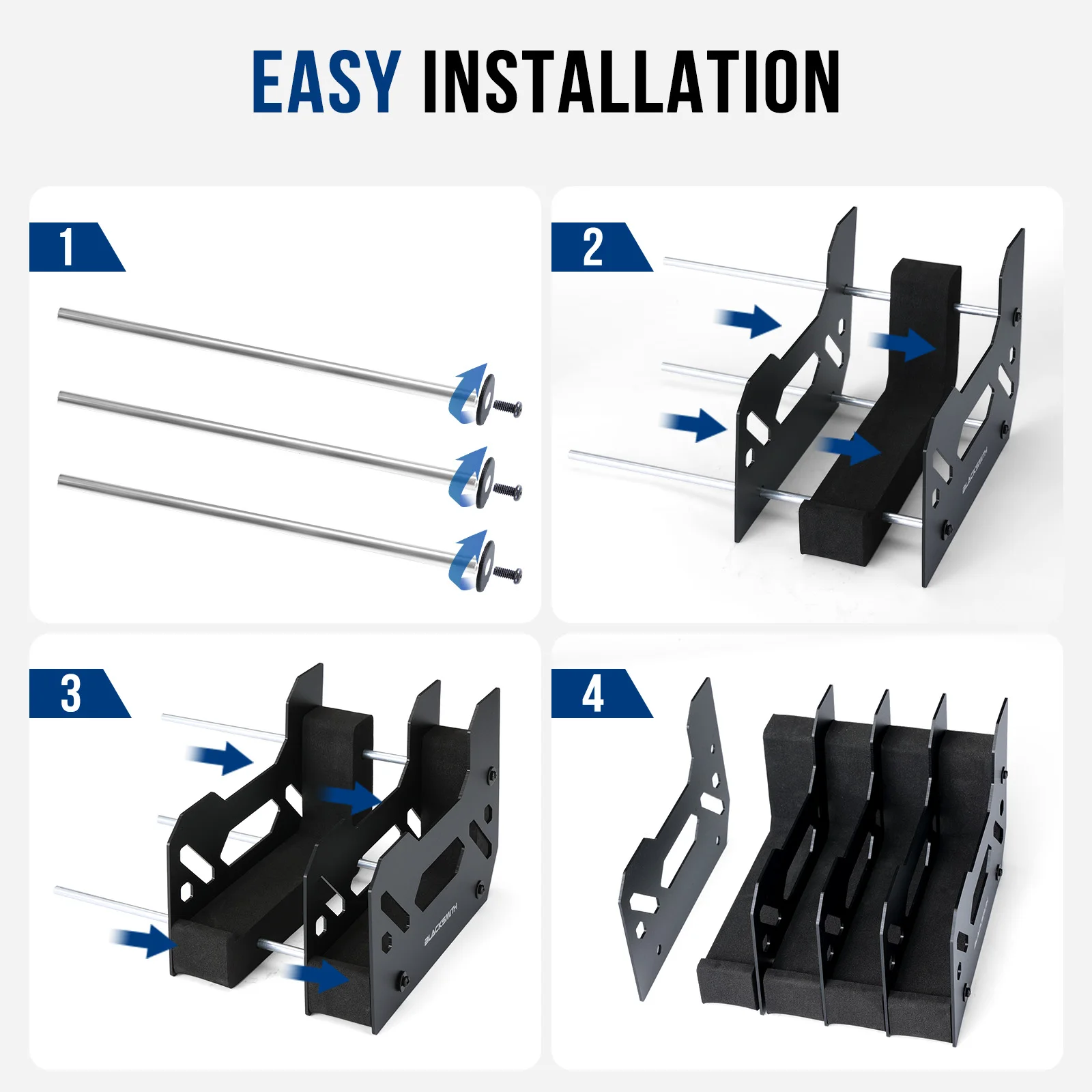 Estante para pistola con 4 ranuras, soporte de pistola de espuma suave EVA para pistola, gabinete seguro, almacenamiento, soporte para pistola, organizador de tiro