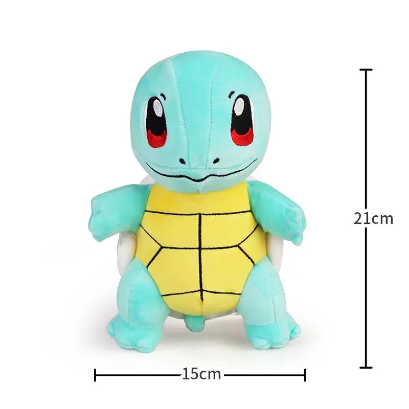 

2025Pokemon Stuff Plush Toys Kawaii Pikachu Pichu Charmander Squirtle Psyduck Anime Soft Dolls Doll Kids Birthday Christmas Gift