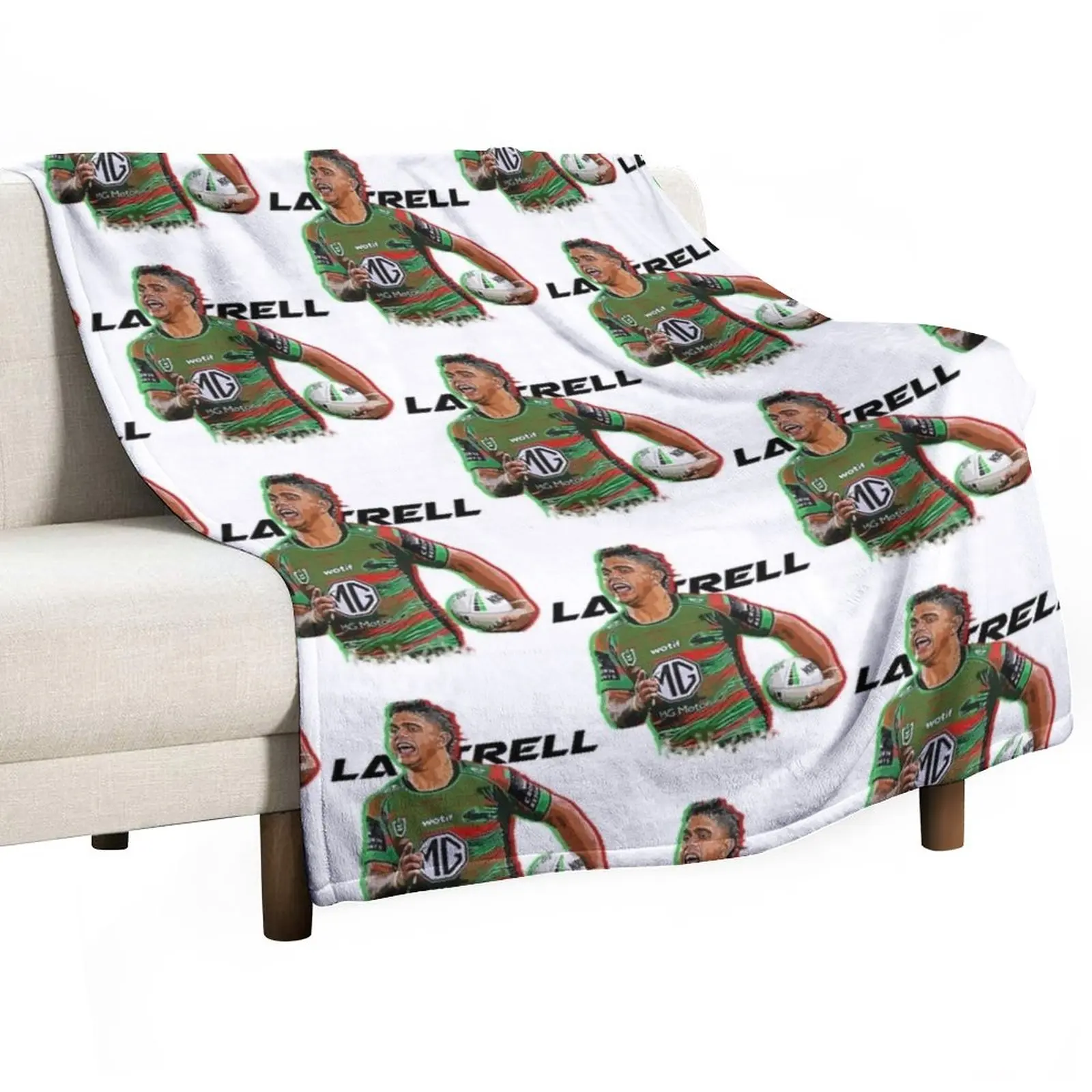 

New Latrell Mitchell (3) Throw Blanket Cute cosplay anime Cute Plaid Blankets