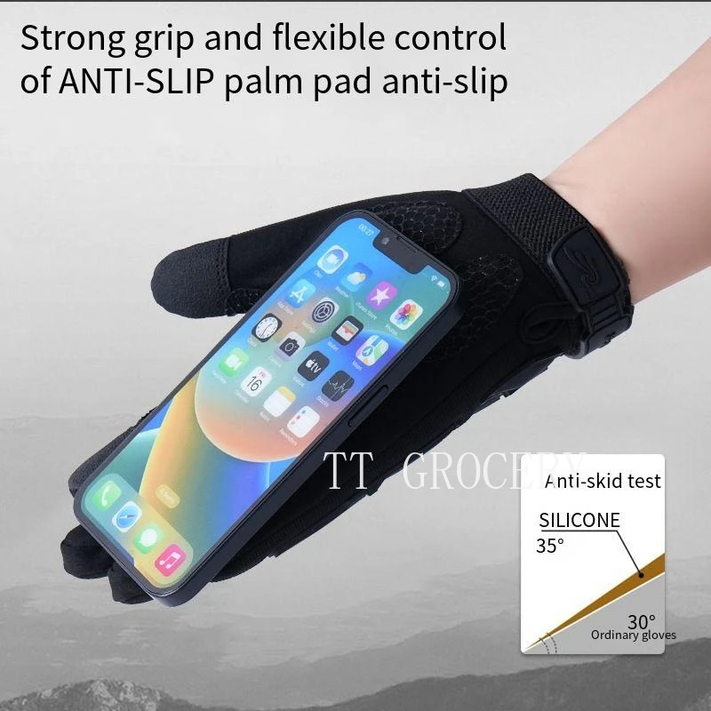 Labor Protection Camo Cycling Touch Screen Glove Sport Hiking Climbing Paintball Shooting Hunting Riding Ski Full Finger Mittens