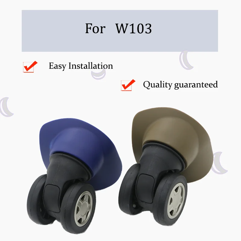 

For W103 Universal Luggage Wheel Replacement—Ultra-Smooth Silent Swivel Wheels Designed For Adult Suitcases