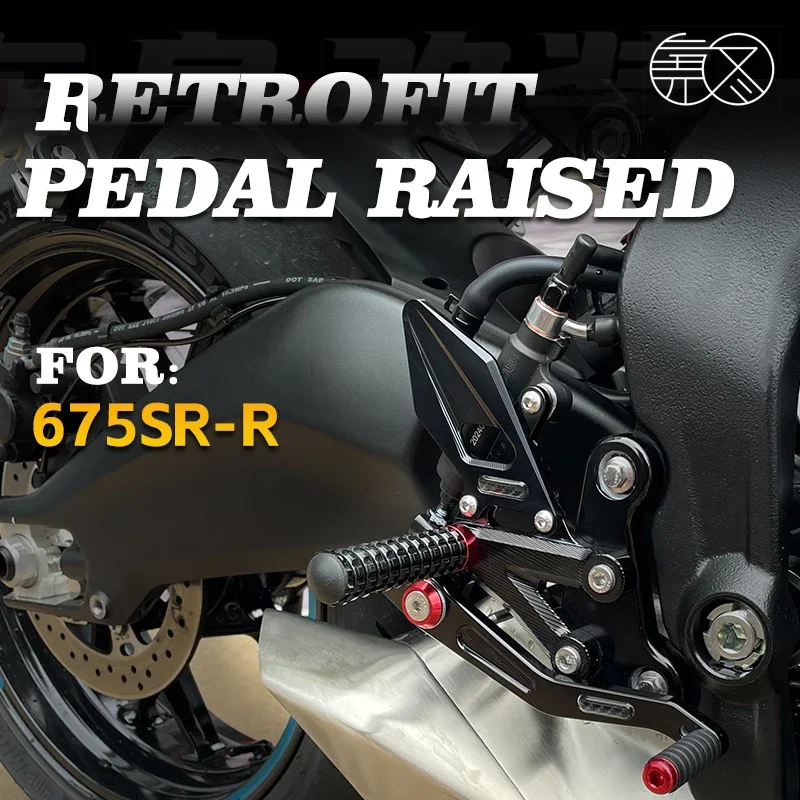 

For CFMOTO 675SRR 675SS 675SR-R 675 SS 675 SRR Motorcycle CNC Rearset Adjustable Foot Rset Racing Front Pedal Accessorie