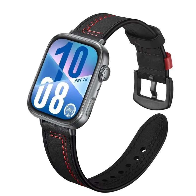 Pulseira de couro para huawei watch fit 4 4 pro pulseira smartwatch para huawei watch fit 3 fit 4 correa cinto de substituição