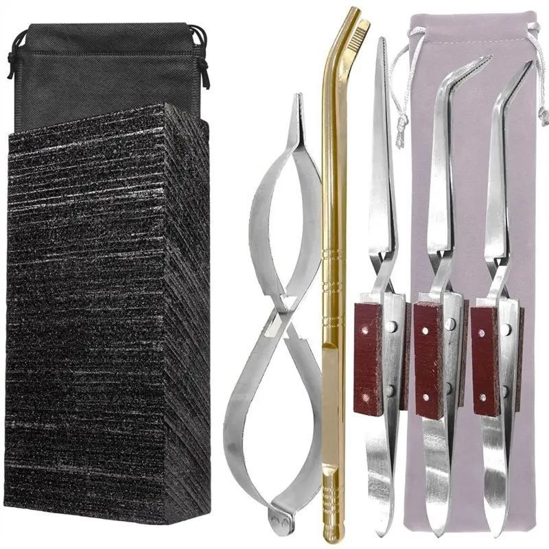 

Набор для пайки ювелирных изделий AUAU-8Pcs: 1 угольный паяльный блок, 3 пинцета, 1 медный захват, 1 металлический зажим, 2 сумки для хранения, для ювелирных изделий