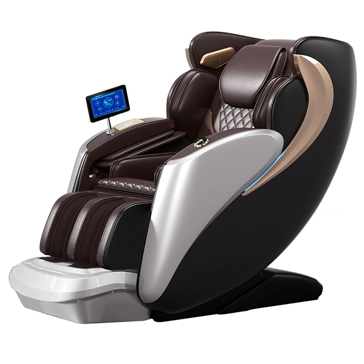 

2025 Newest massage chair luxury 4D zero gravity Dual-core Full body Airbag Shiatsu Heating 3D Thai Stretch home Office chair