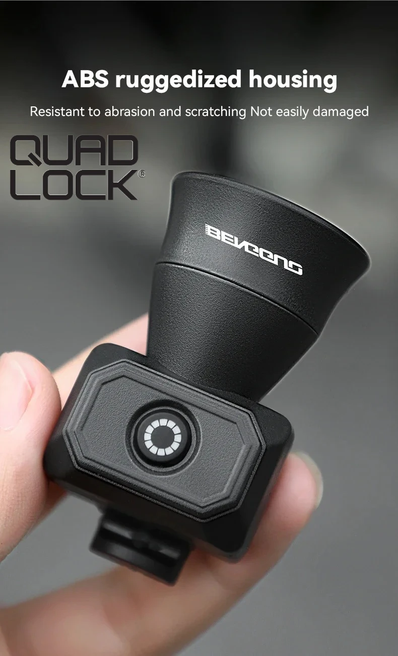 

QUAD LACK Waterproof Bicycle Mountain Bike Horn Battery/Charging Bike Bell