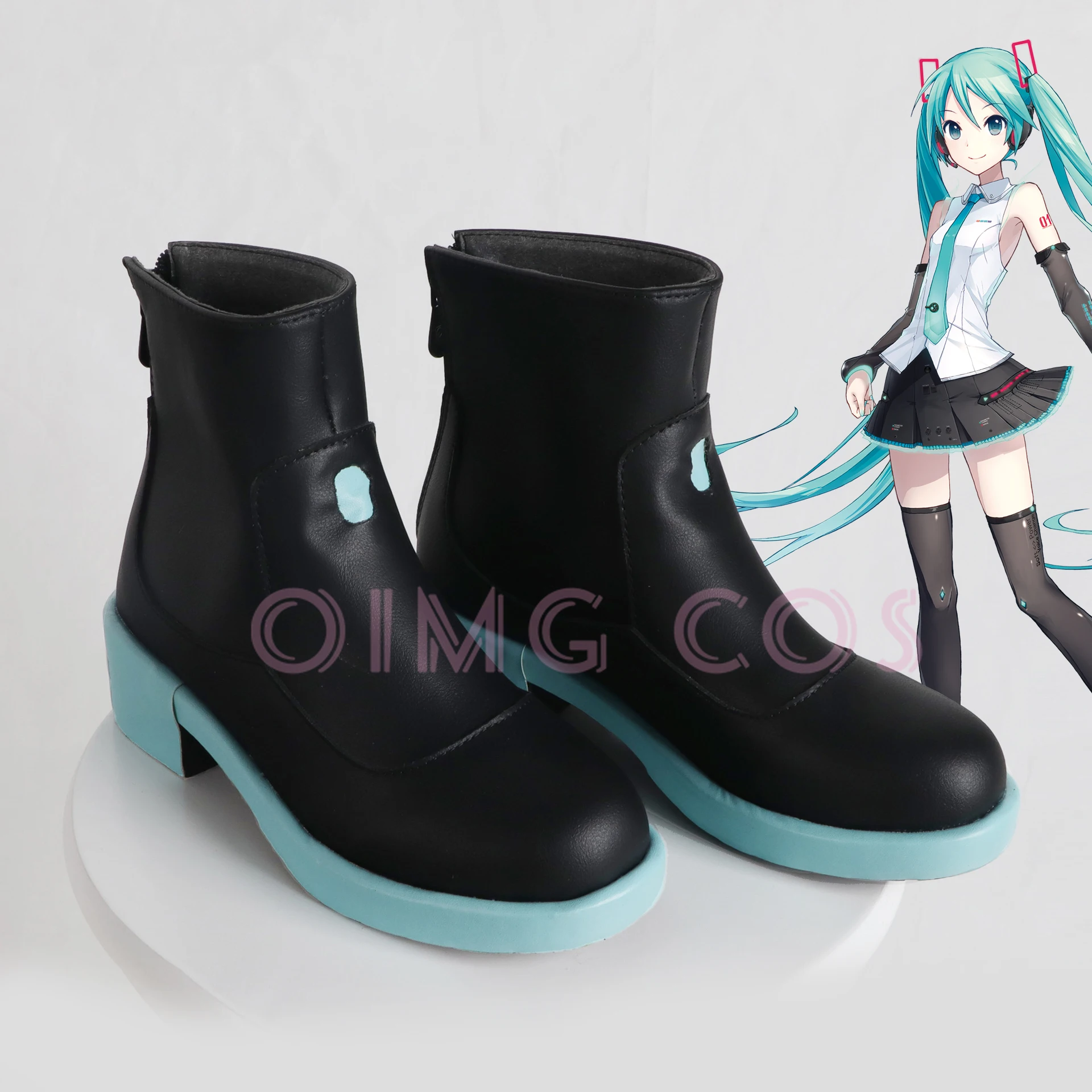 Hatsune Mikuu Cosplay Shoes Anime Chinese Style Halloween for men Game