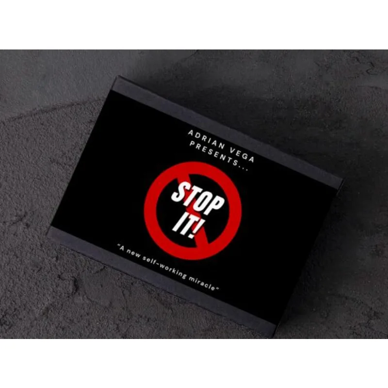 Stop It! (Gimmicks) By Adrian Vega Card Magic and Trick Decks Close Up Performer Magic Tricks Professional Magician Beginner Bar