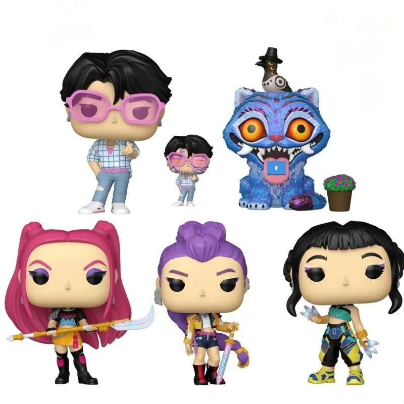 KPop Demon Hunters – figurine de dessin animé Zoey Rumi Mira Jinu Derpy avec Sussie POP, modèle de jouet à collectionner en édition limitée, cadeau