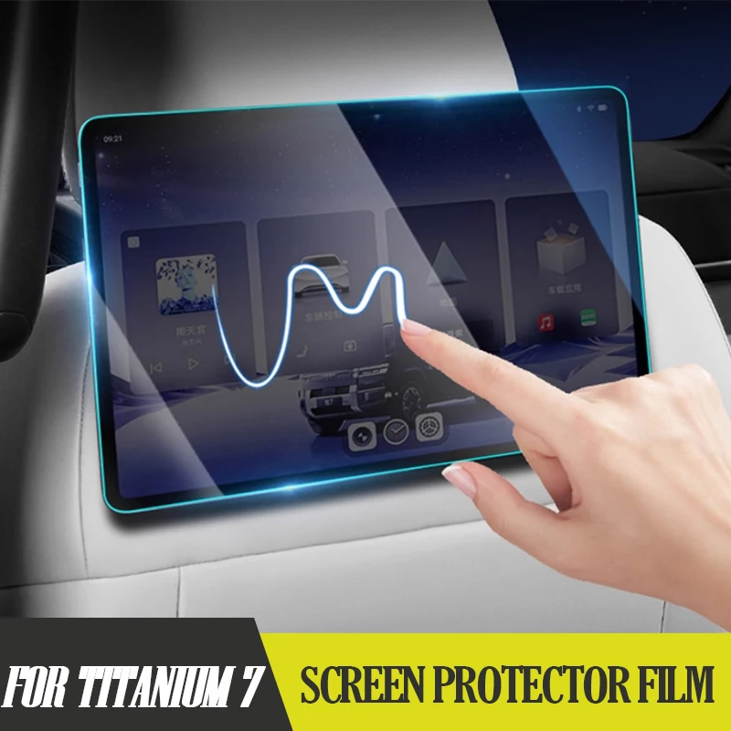 

Защитная пленка из закаленного стекла для экрана Equation Leopard Titanium 7, пленка для задней панели, аксессуар для защиты интерьера