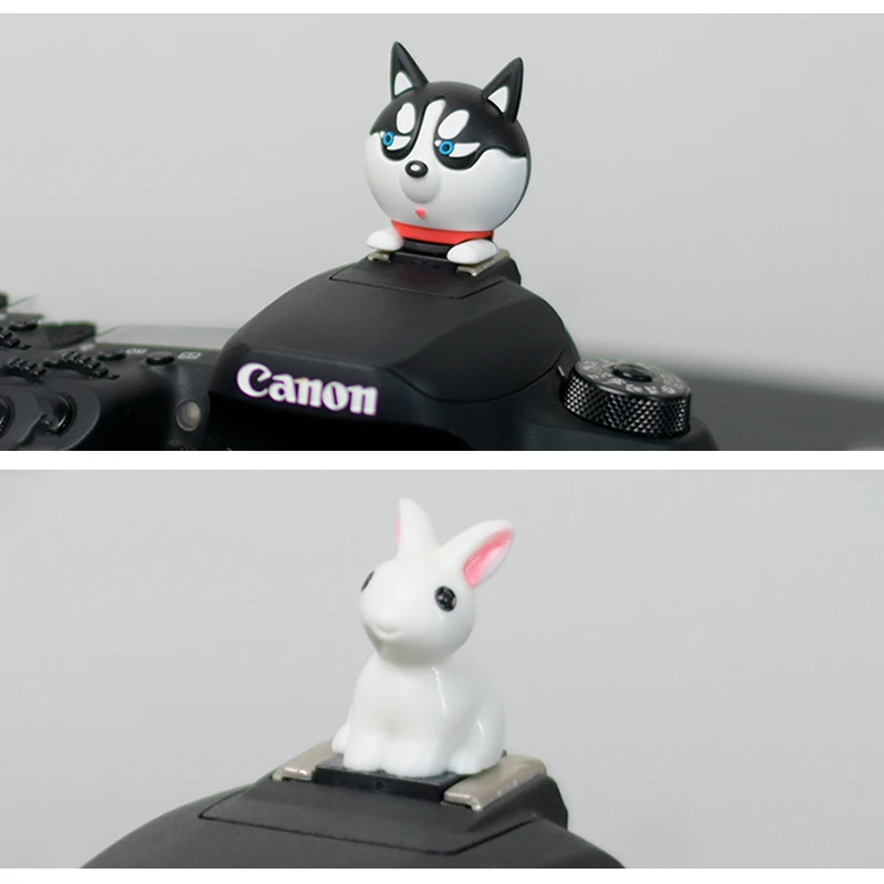 Hot Shoe Cap SLR Camera for Canon 200d Nikon Sony Fuji xt30 xt4 5 Hot Shoe Dustproof Protection Cover Cute Cartoon Photography