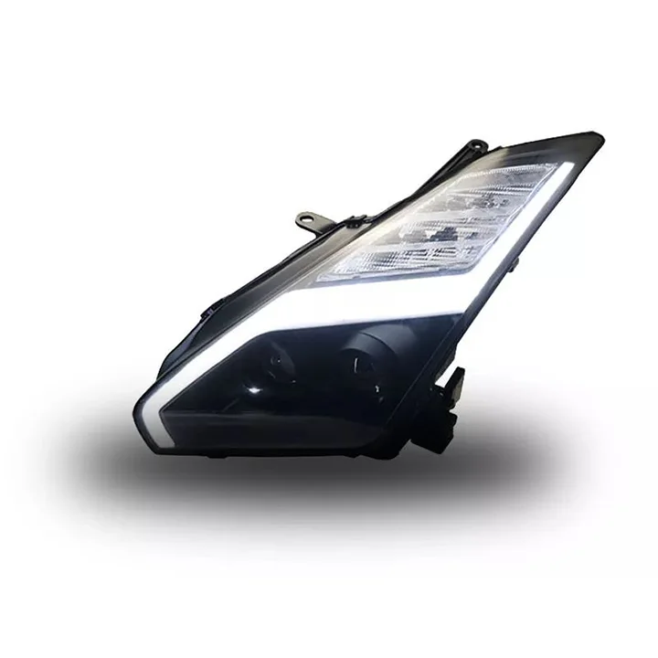 

Высококачественная фара, хит продаж, автомобильный фонарь с бифокальными линзами, передний фонарь для Nissan GTR 2007-2014 с HID-версией