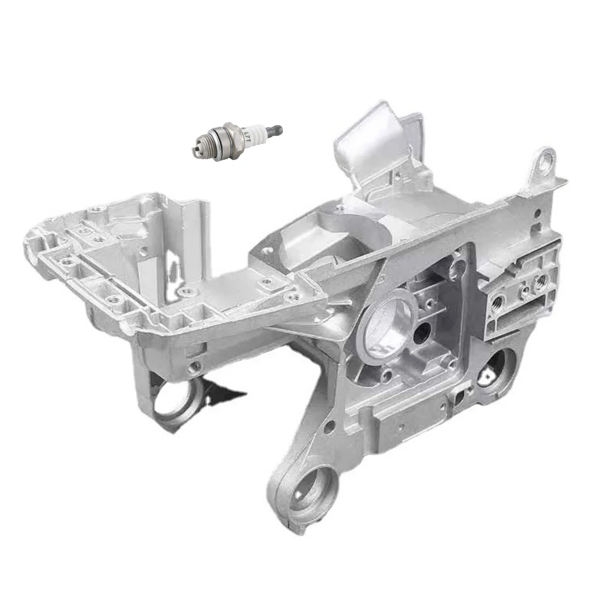 

Crankcase For Chinese 4500 5200 5800 5900 Chainsaw Replacement With Spark Plug