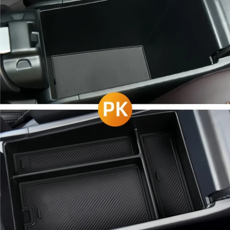 Para honda zrv ZR-V 2022-2024 abs caixa de armazenamento de apoio de braço do carro bandeja console central titular recipiente organizador interior acc